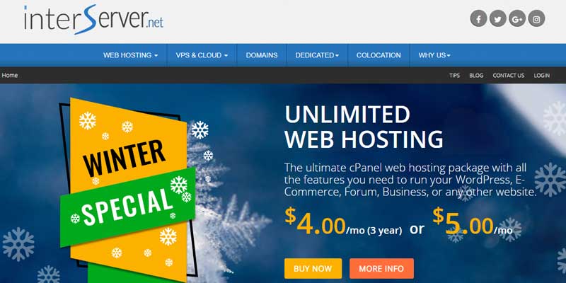 Interserver Web Hosting Deal